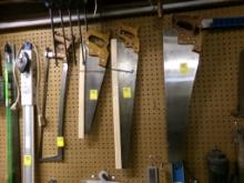 (5) Wood Handled Hand Saws (Basement)