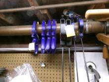 (4) Assorted Quick Clamps and (4) Squeeze Clamps (Basement)