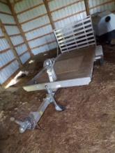 2009 Triton Galvanized Aluminum Snowmobile/Small Utility Trailer, Single Ax