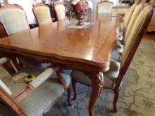 Provenced Carved French Draw Top Dining Table, 48'' W, 86'' L, 31'' H Close