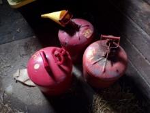 (3) Safety Gas Cans, 5-Gallon (Middle Barn)