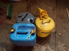 (1) Diesel Safety Can (1) Kerosene Metal Can (1) Kerosene Plastic Can, All