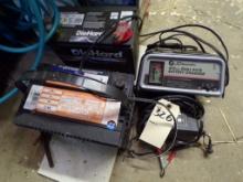 Battery Minder,Schumacher 6 & 12 Volt Battery Charger And (2) Used 12 Volt