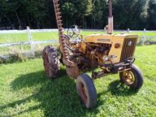 International 140 2WD Tractor w/Side Sickle Bar Mower, Wide Front, Industri