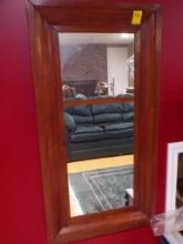 Antique 21'' x 46'' Window Looking Hall Mirror (Basement)