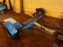 Stehl Tow Car Dolly, Blue And White w/Straps, Nice Shape