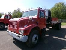 2002 International 4900 Single Axle Flatbed, Eaton 6 Speed Manual DT466, 20