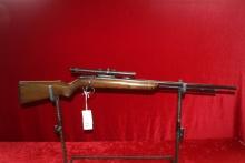 REMINGTON SPORTSMASTER MODEL 341 RIFLE W/ SCOPE, 22 SHORT