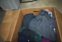 Box with Miscellaneous T-shirts, Long Underwear, etc.