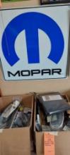 Mopar Emblem Sign, Charger R/T sign and Dodge Vintage trunk emblem