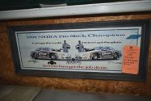 1994 NHRA Pro Stock Champions Framed print 34 in x 14 in