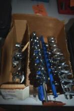 Several Crowfoot Wrenches metric and standard. 5 sets