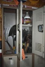 All Contents of Lockers: Gardening Tools, Etc.