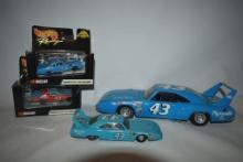 (4) Miscellaneous #43 Richard Petty cars; 1972 Dodge Hot Wheels, 1/24 die-cast car, etc.