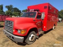 1996 Ford F700 Truck, VIN # 1FDNF72J0TVA30346. F Series Emergency Vehicle