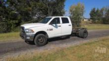 2016 RAM 3500 SINGLE AXLE VIN: 3C7WRTCL4GG280621 CAB & CHASSIS