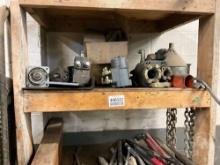 LOT OF VARIOUS PUMPS *** SHELVES NOT INCLUDED***