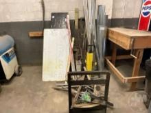 LOT OF VARIOUS PIECES OF METAL