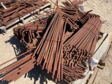 QTY OF L-SHAPED REBAR, 29”...... X 10”......