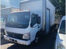 2007 MISTSUBICHI FUSO FE140 SINGLE AXLE VAN TRUCK VIN: JL6BBE1S57KO14353