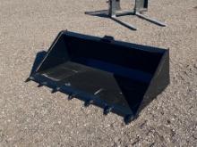 New 66" Skid Steer Bucket with Teeth