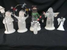 Group of Glass/ Plastic Christmas Decor