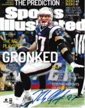 Rob Gronkowski New England Patriots Autographed 8x10 Photo GA coa