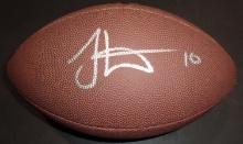 Tyreek Hill Miami Dolphins Autographed Wilson Football GA coa