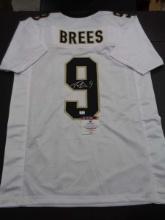 Drew Brees New Orleans Saints Autographed Custom Football Jersey GA coa