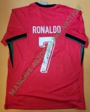 Cristiano Ronaldo Portugal Autographed Nike 2024 Soccer Jersey GA coa