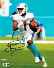 Tua Tagovailoa Miami Dolphins Autographed 8x10 Photo GA coa