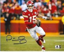 Patrick Mahomes Kansas City Chiefs Autographed 8x10 Photo GA coa