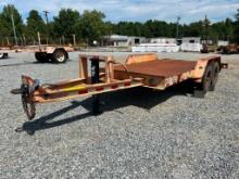 2004 Reids Trailer Tandem Axle Equipment Trailer, VIN # 11RF222B54R014450