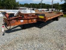 CUSTOM TRAILER INC. TANDEM AXLE EQUIPMENT TRAILER; VIN #1YB261866S1B1T559