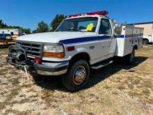 1997 Ford F-450 Brush Truck, VIN # 1FDLF47FXVEA85710