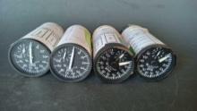 KING AIR % RPM INDICATORS 50-380034-3BH & 101-384159-7 (ALL WORKING WHEN REMOVED)