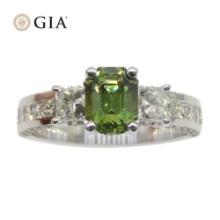 Dazzling 1.64 Ct GIA Certified Natural Garnet Ring