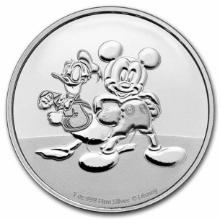 2023 Niue $2 Disney Mickey and Donald 1oz Silver Coin