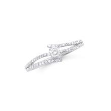 14KT White Gold 0.52ctw Diamond Ring