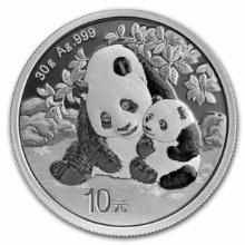 2024 China Panda 30 Gram Silver Coin