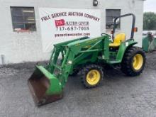 1998 John Deere 4400 4X4 Tractor W Loader