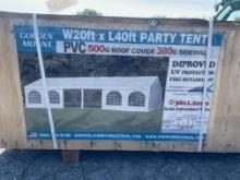 New Golden Mount 20X40' PVC Party Tent