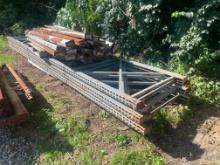 Skid Lot Of Pallet Racking Uprights And Beams