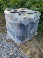 New Skid Lot Of (9) 36" Black Mesh Fencing