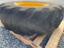 (1) Used 15.5-25 L-2 JCB Wheel