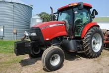 Case IH MXU125 Tractor, cab with heat & air, 16x16 power shuttle, 540/1000 pto interchangeable, 98"