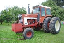 International 1066 tractor with cab, diesel, wide front, 3-point, 2 hydraulics, dual pto, quick hitc