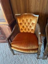 2 Tufted Velvet Chairs