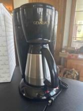 Gevalia 8 Cup Coffee Maker...with Stainless Steel Carafe......Shipping