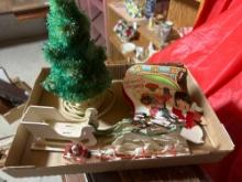 Various Christmas Ornaments and Decorations